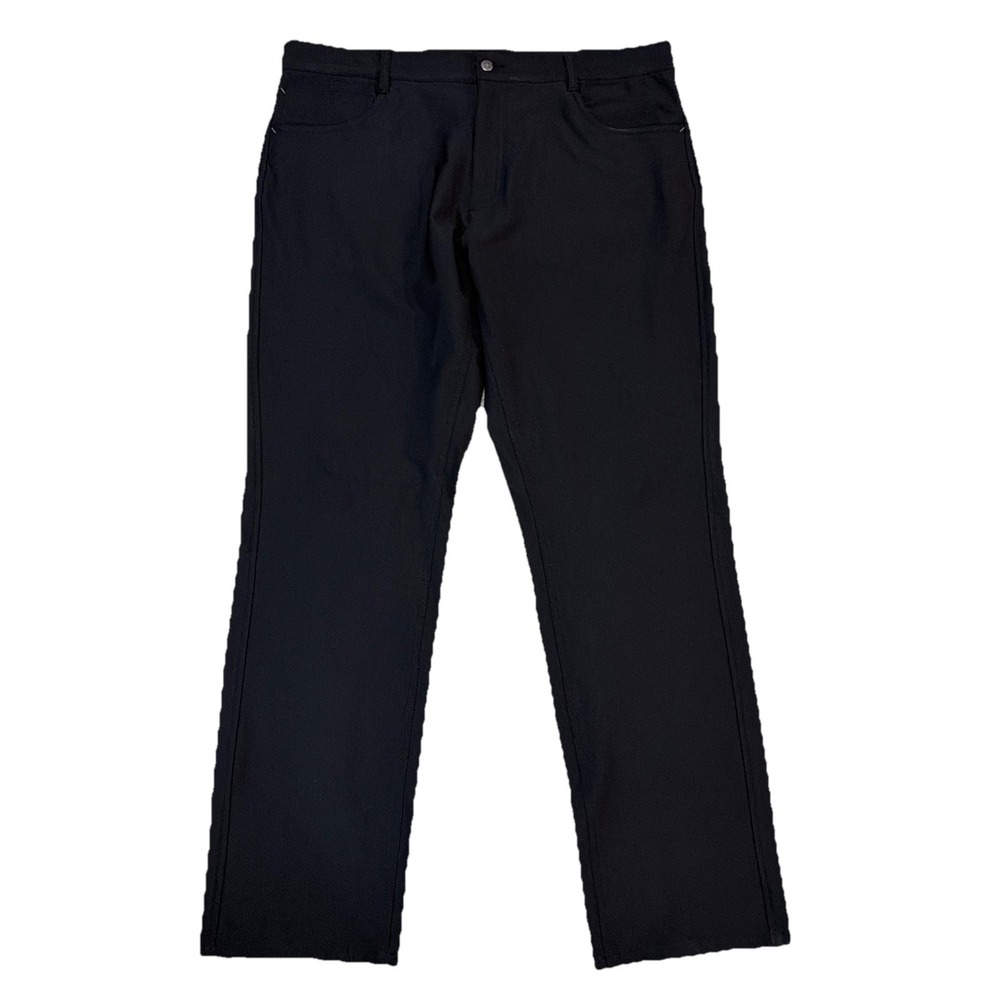 Footjoy 5 Pocket Golf Chino Pants Men's 38x32 Black Khaki Stretch‎ Athletic Fit